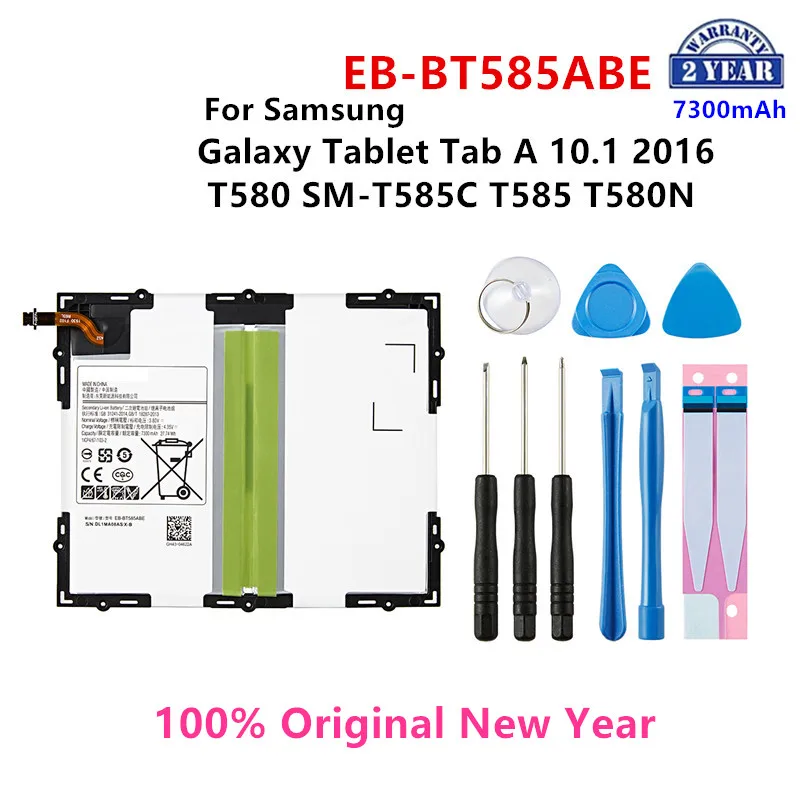 Оригинальный планшетный компьютер 100% мАч, аккумулятор для Samsung Galaxy Tablet Tab A 7300 10,1 T580 EB-BT585ABE T585 T580N + Инструменты
Оригинальный планшетный компьютер 100% мАч, аккумулятор для Samsung Galaxy Tablet Tab A 7300 10,1 T580 EB-BT585ABE T585 T580N + Инструменты