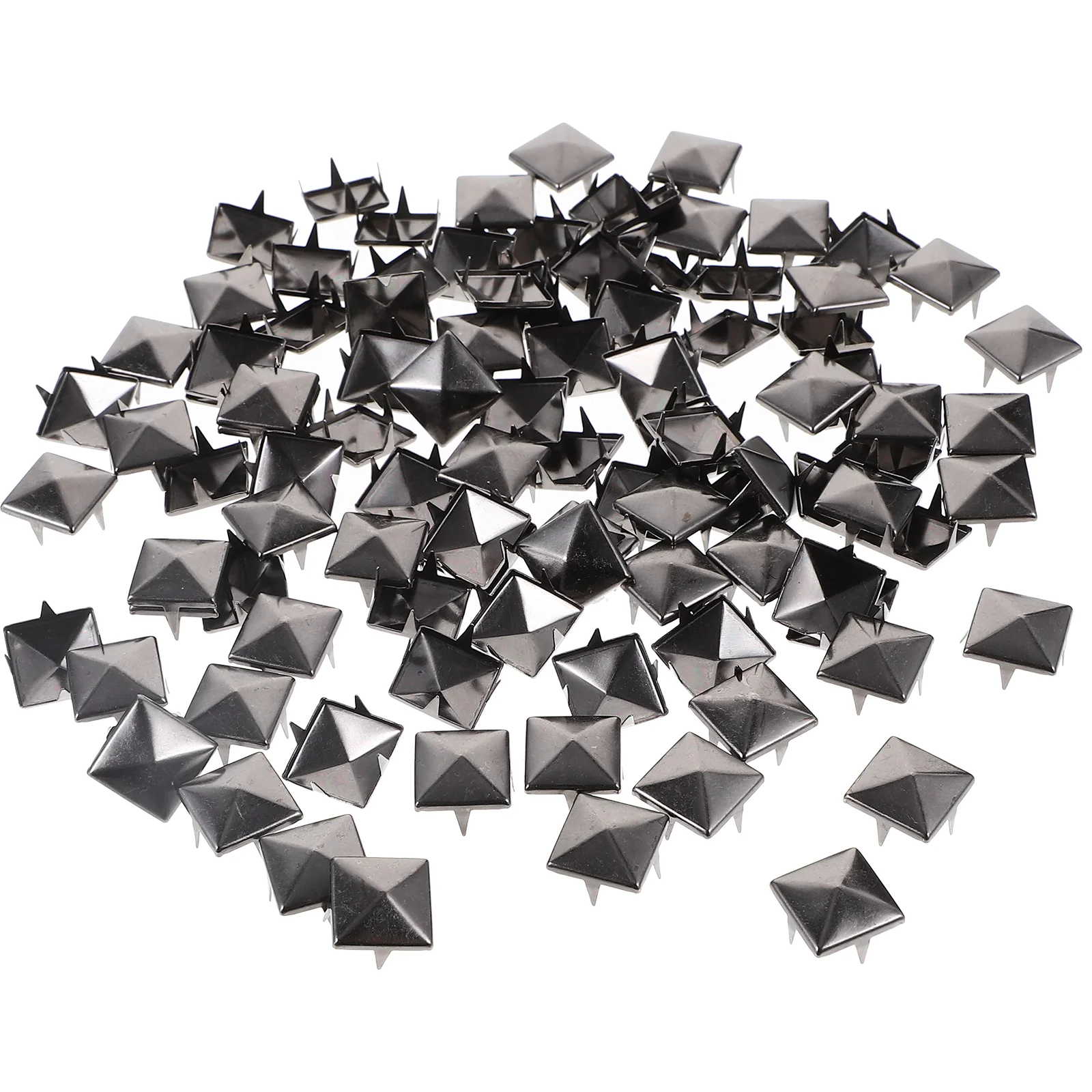 

100 Pcs Square Nail Brass Decor Claw Studs Clothing Nails Rivets Clothes Metal Dressmaking Copper Decorative Spike