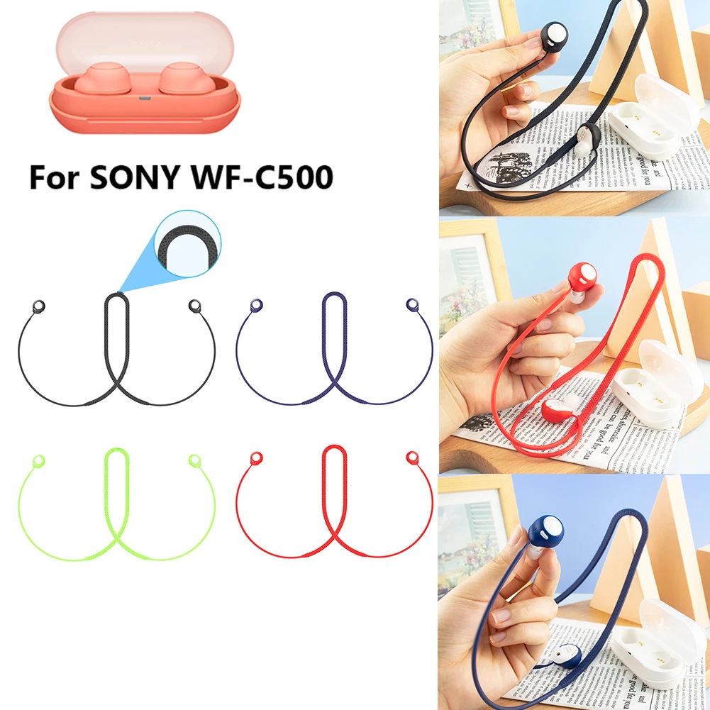1PC Anti-Lost Silicone Earphone Rope Holder Cable For SONY WF-C500 Earbuds Wireless Bluetooth Headphone Neck Strap Cord String
1PC Anti-Lost Silicone Earphone Rope Holder Cable For SONY WF-C500 Earbuds Wireless Bluetooth Headphone Neck Strap Cord String
