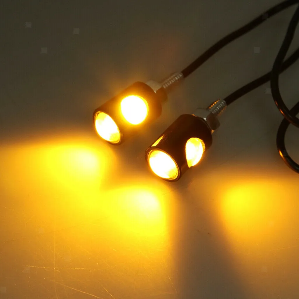 2pcs Motorcycle Turn Signals Lights Tiny Amber LED Lamps Universal License Plate Lamps Indicators Bulbs For Motorbike Car
2pcs Motorcycle Turn Signals Lights Tiny Amber LED Lamps Universal License Plate Lamps Indicators Bulbs For Motorbike Car