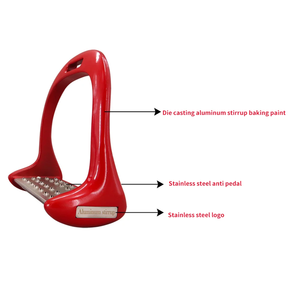 1 Pair Durable Thickened Supplies Anti Slip Pedal Lightweight Aluminium Alloy Riding Horse Stirrups Equestrian Safety Equipment
1 Pair Durable Thickened Supplies Anti Slip Pedal Lightweight Aluminium Alloy Riding Horse Stirrups Equestrian Safety Equipment