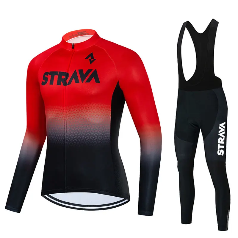 Комплект одежды STRAVA мужской для велоспорта, Красная Трикотажная одежда с длинными рукавами для горных велосипедов, весна-осень 2022
Комплект одежды STRAVA мужской для велоспорта, Красная Трикотажная одежда с длинными рукавами для горных велосипедов, весна-осень 2022