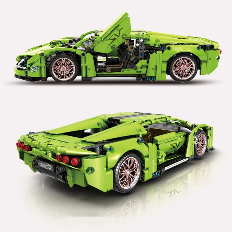 Technical Super Speed Green Lamborghinis Sport Car Model Building Blocks Famous Vehicle Assemble Bricks Kids Toys For Adult Gift
Technical Super Speed Green Lamborghinis Sport Car Model Building Blocks Famous Vehicle Assemble Bricks Kids Toys For Adult Gift