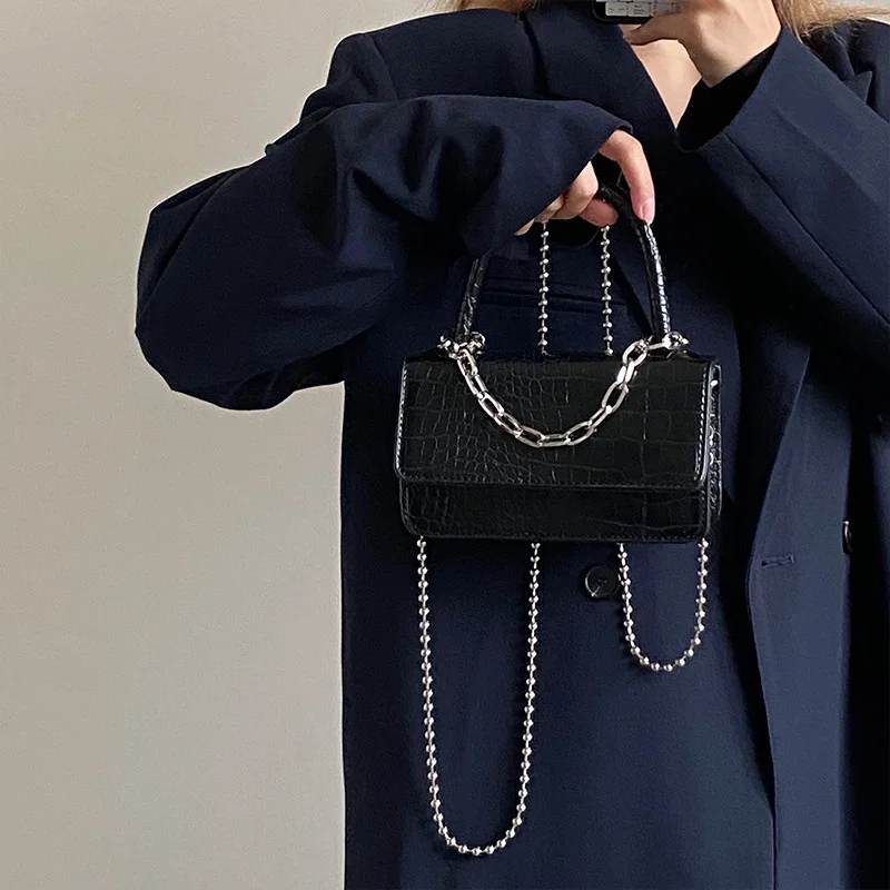 Y2K Vintage Women's Bag Crocodile Pattern Chain Crossbody Bags Punk Rock Hot Girls Tote Purse Handbags Designer Bags for Women
Y2K Vintage Women's Bag Crocodile Pattern Chain Crossbody Bags Punk Rock Hot Girls Tote Purse Handbags Designer Bags for Women