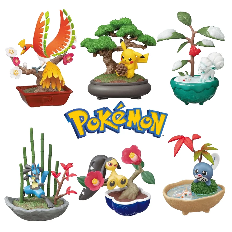 Pokémon Pikachu Lucario Ho-Oh Alolanvulpix Figure Candy Toys Potted Style Miniature Landscape Decoration Doll
Pokémon Pikachu Lucario Ho-Oh Alolanvulpix Figure Candy Toys Potted Style Miniature Landscape Decoration Doll