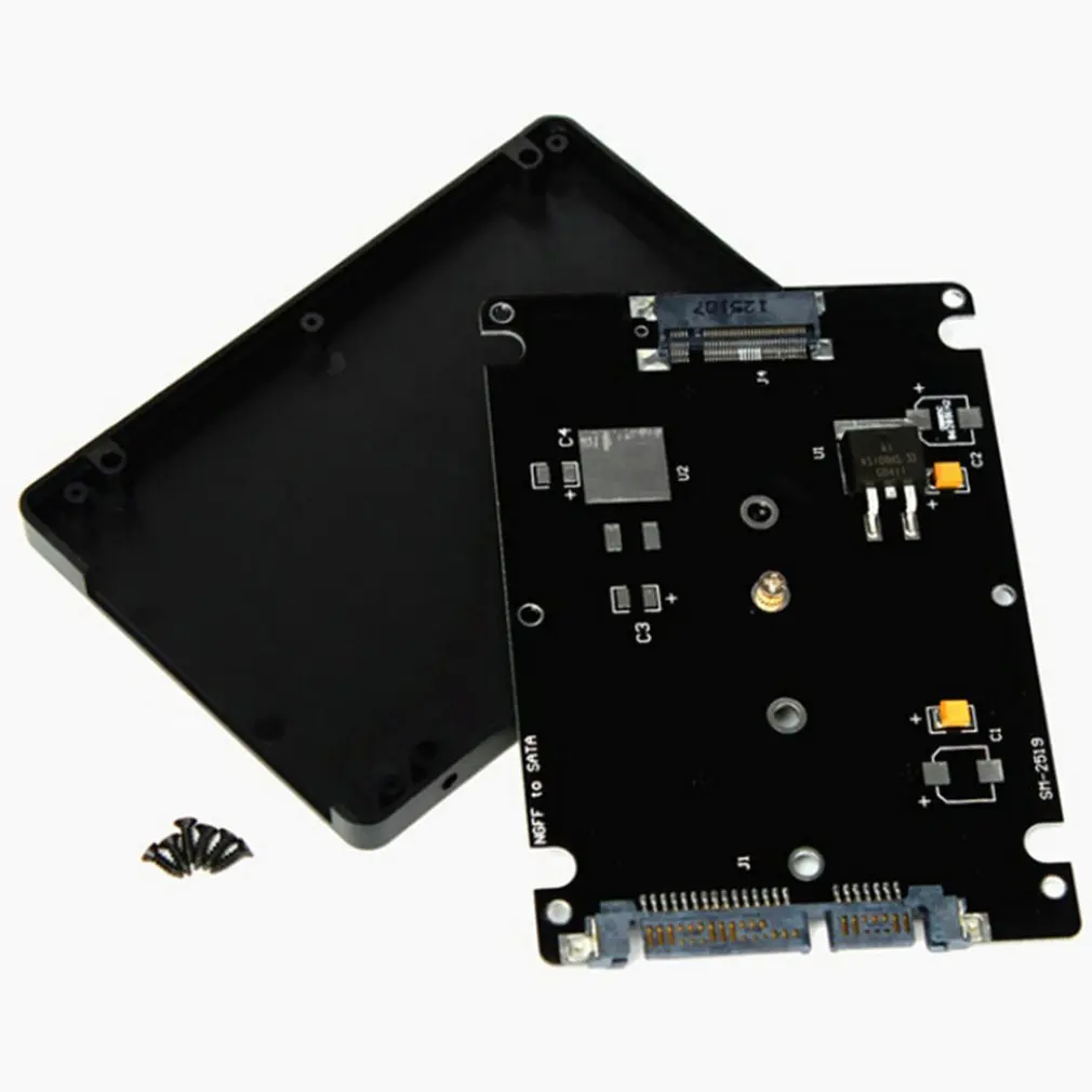 

Адаптер M.2 NGFF (SATA) SSD на 3,5-дюймовый SATA адаптер, карман толщиной 8 мм, IO M.2 SATA SSD адаптер на рабочий стол/ноутбук компьютер