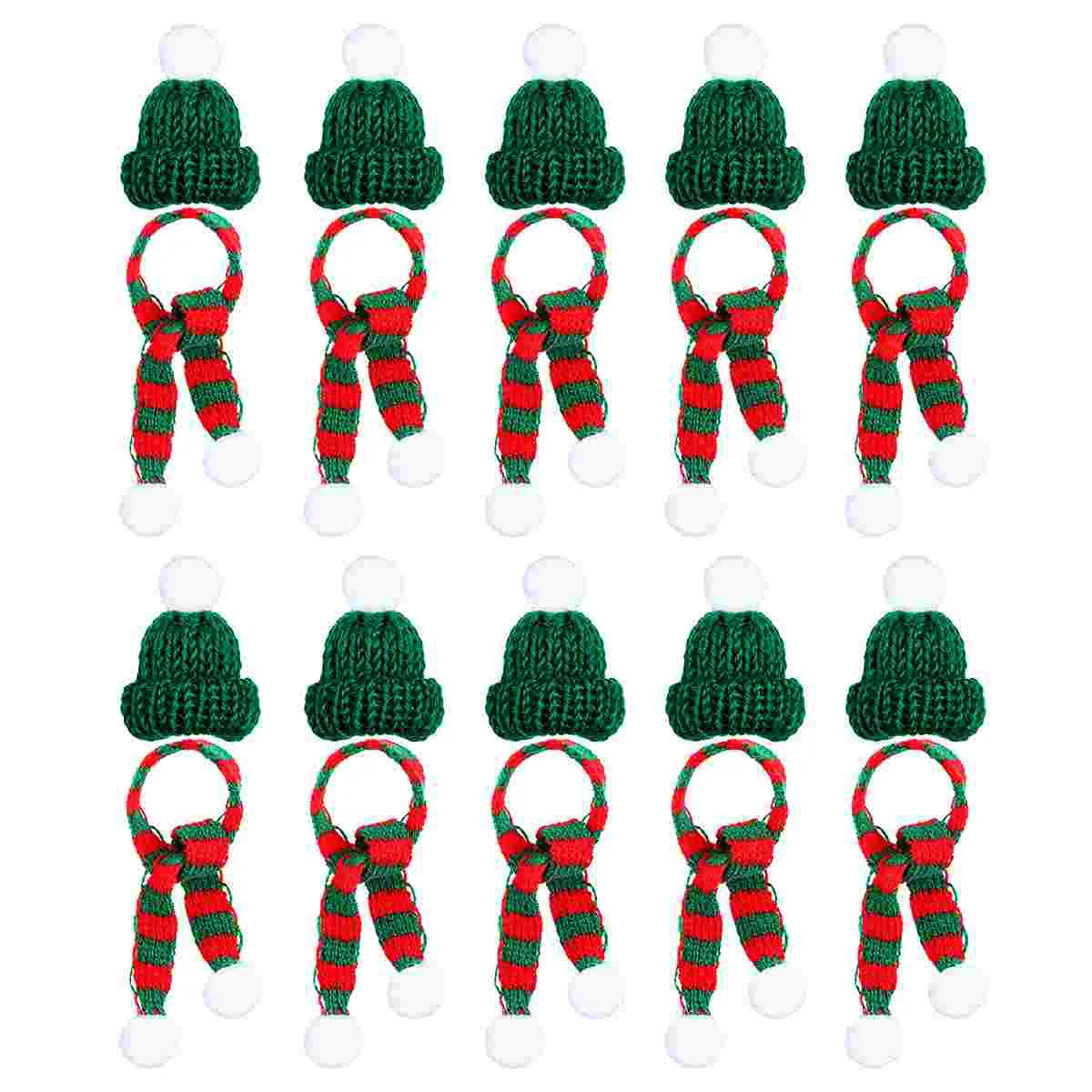 PRETYZOOM 20pcs Stylish Xmas Mini Scarf and Hat Decor Doll Clothes Accessory Creative Plants Adornment for Home Festival
PRETYZOOM 20pcs Stylish Xmas Mini Scarf and Hat Decor Doll Clothes Accessory Creative Plants Adornment for Home Festival