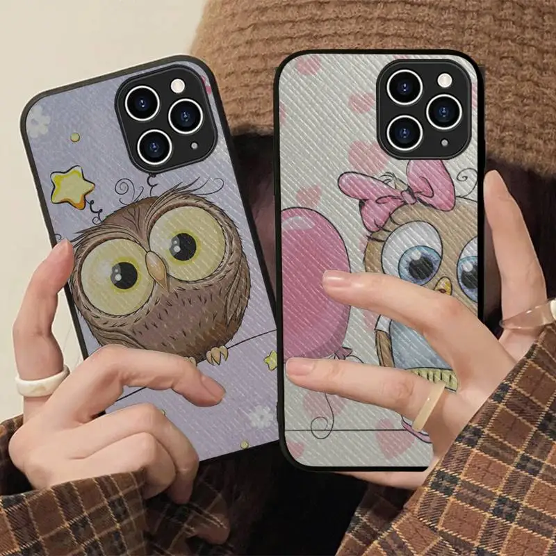 Lovely Animal Owl Phone Case Hard Leather Case for iPhone 11 12 13 Mini Pro Max 8 7 Plus SE 2020 X XR XS Coque
Lovely Animal Owl Phone Case Hard Leather Case for iPhone 11 12 13 Mini Pro Max 8 7 Plus SE 2020 X XR XS Coque