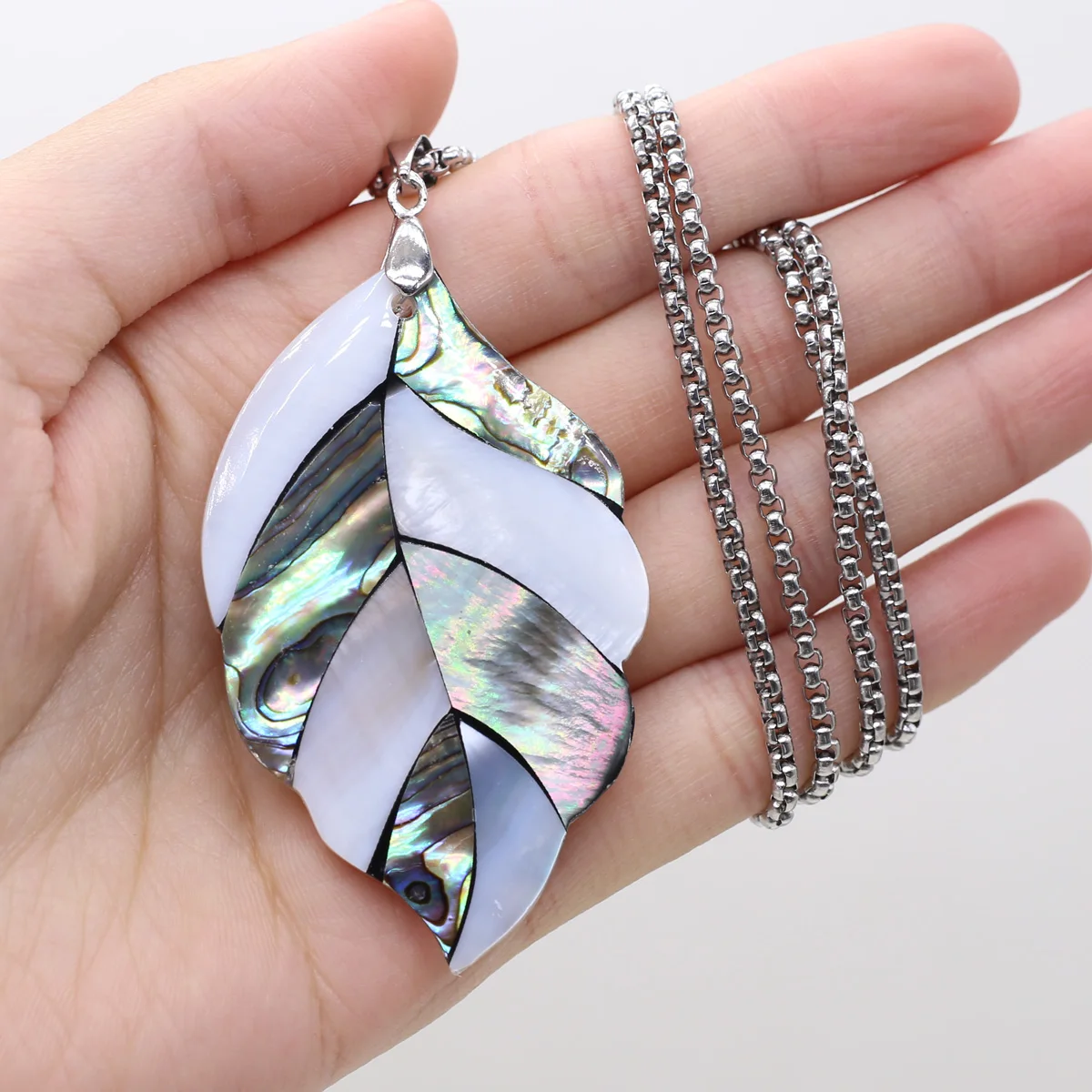 Fine Natural Sea Shell Pendant Necklace Reiki Heal Tree leaves Stainless Steel Chains for Women Tribe Necklace Jewelry Gifts
Fine Natural Sea Shell Pendant Necklace Reiki Heal Tree leaves Stainless Steel Chains for Women Tribe Necklace Jewelry Gifts