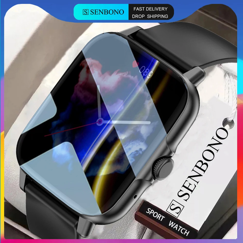 SENBONO 1.69inch Men's Smart Watch Bluetooth Call Health Monitor IP67 Waterproof 2022 New Smartwatch Men for Android IOS
SENBONO 1.69inch Men's Smart Watch Bluetooth Call Health Monitor IP67 Waterproof 2022 New Smartwatch Men for Android IOS