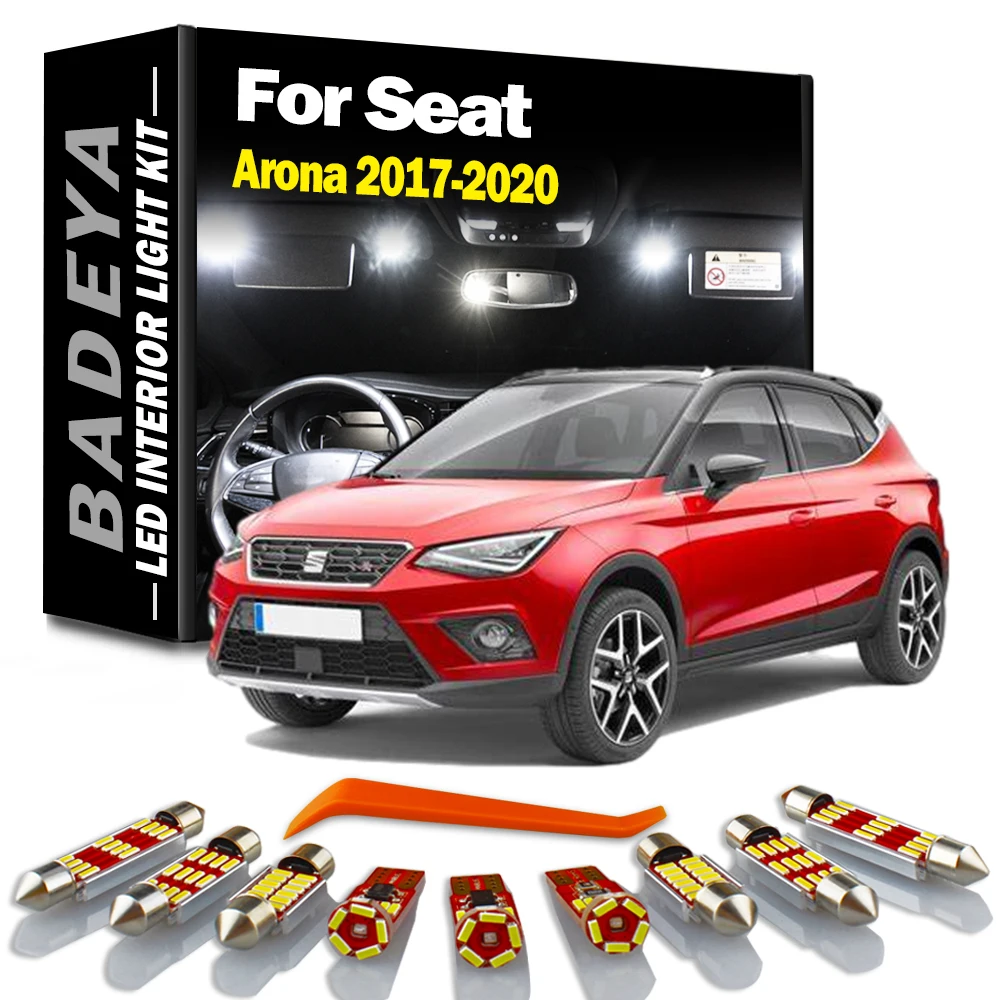 BADEYA 13Pcs LED Interior Map Dome Trunk Light Kit For Seat Arona 2017 2018 2019 2020 Car Accessories Led Bulbs Canbus No Error
BADEYA 13Pcs LED Interior Map Dome Trunk Light Kit For Seat Arona 2017 2018 2019 2020 Car Accessories Led Bulbs Canbus No Error