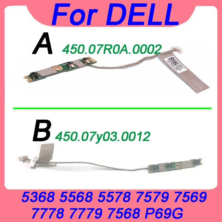 1-3Pcs For DELL 5368 5568 5578 7579 7569 7778 7779 7568 P69G Papan Tombol Daya dengan Kabel Aksesori Perbaikan Laptop
1-3Pcs For DELL 5368 5568 5578 7579 7569 7778 7779 7568 P69G Papan Tombol Daya dengan Kabel Aksesori Perbaikan Laptop