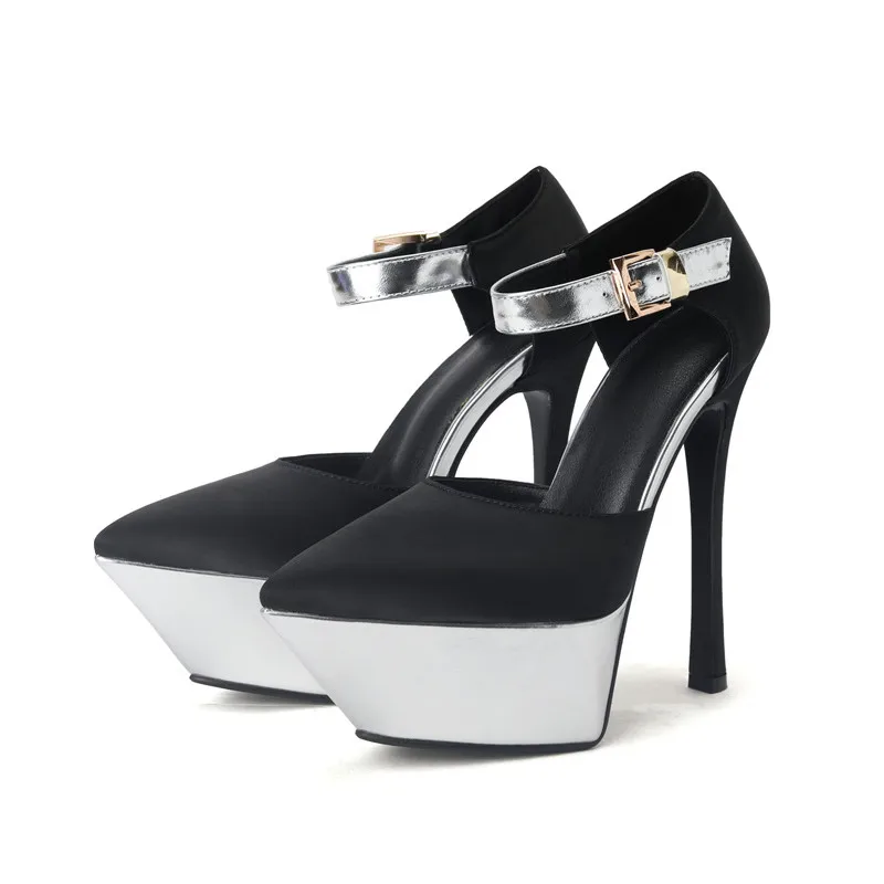 2022 Spring and Summer New Ladies High Heels Fashion Patent Leather Thick Sole Stilettos Banquet Pointed Toe Brand Women's Shoes
2022 Spring and Summer New Ladies High Heels Fashion Patent Leather Thick Sole Stilettos Banquet Pointed Toe Brand Women's Shoes