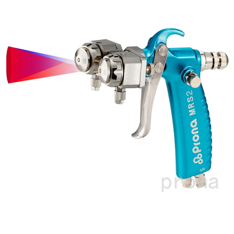 Gun MRS2-2R Dual Head Nano Gun Two Nozzle Sprayer Manual Pistol Pneumatic Tool Industrial Paint Spraying Gun
Gun MRS2-2R Dual Head Nano Gun Two Nozzle Sprayer Manual Pistol Pneumatic Tool Industrial Paint Spraying Gun