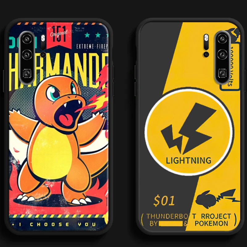 

Pokemon Pikachu Bandai Phone Cases For Huawei Honor Y6 Y7 2019 Y9 2018 Y9 Prime 2019 Y9 2019 Y9A Cases Coque Funda Soft TPU