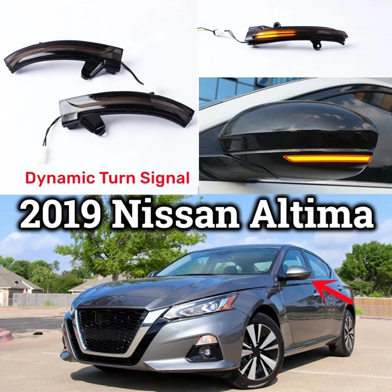 Car Dynamic Turn Signal Light LED Side Mirror Indicator Blinker Lamp For Nissan Altima Teana 2019-2022
Car Dynamic Turn Signal Light LED Side Mirror Indicator Blinker Lamp For Nissan Altima Teana 2019-2022