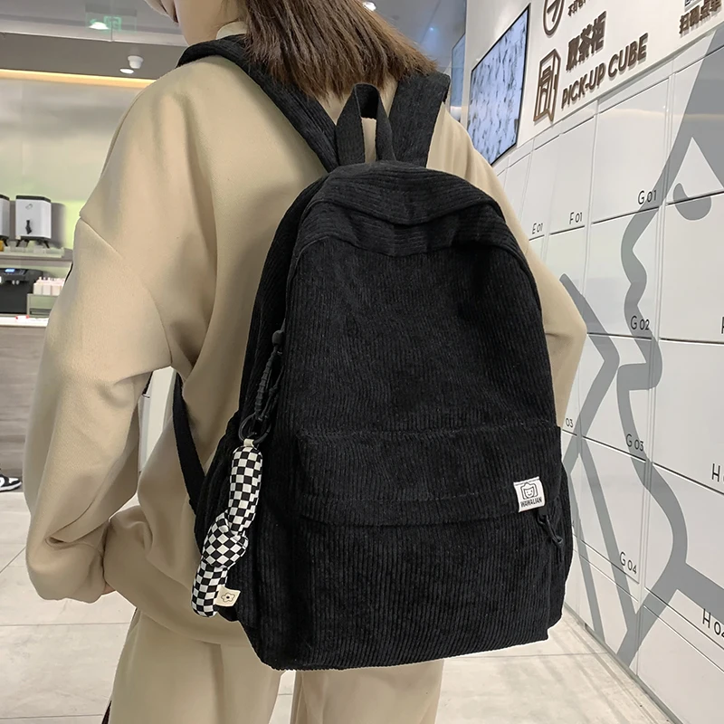 Женский вельветовый рюкзак, школьный ранец для девочек, модный дизайнерский студенческий портфель для книг, вместительные дорожные рюкзаки, на лето
Женский вельветовый рюкзак, школьный ранец для девочек, модный дизайнерский студенческий портфель для книг, вместительные дорожные рюкзаки, на лето