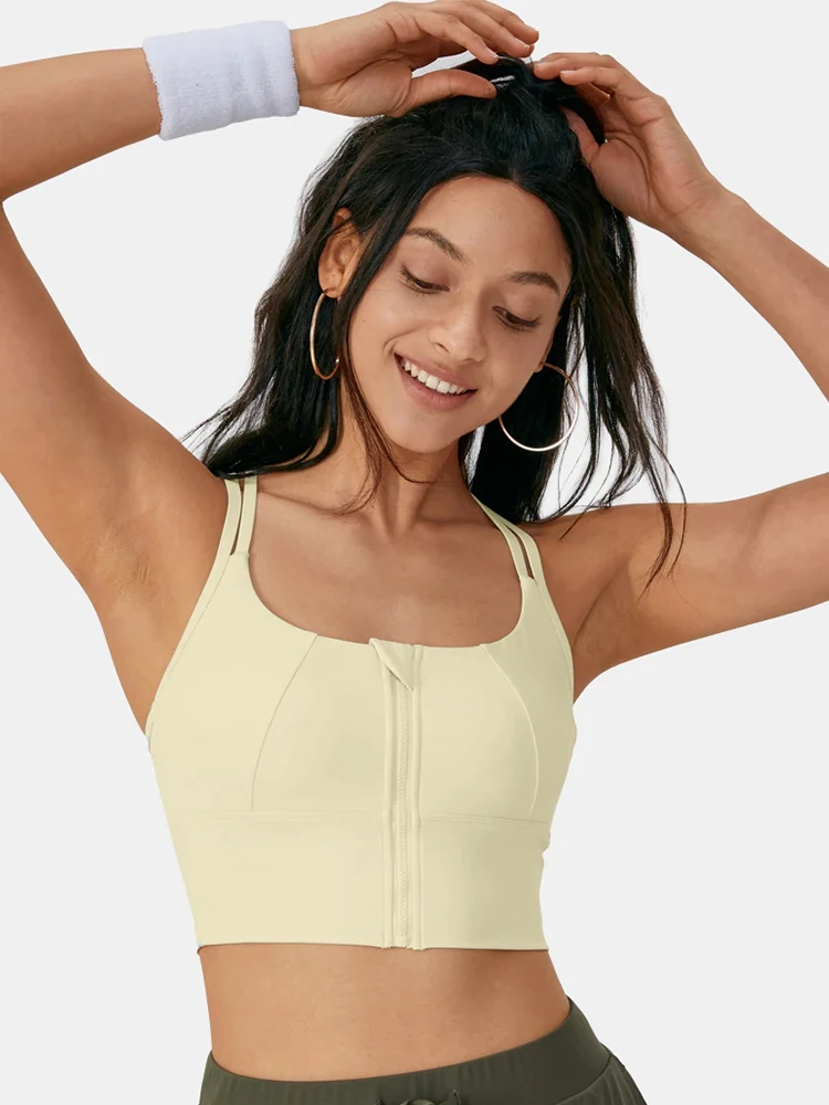 SVOKOR Front Zipper Sports Bra Women Yoga Crop Top Mesh Backless Workout Underwear Shockproof Breathable Without Underwire Bra
SVOKOR Front Zipper Sports Bra Women Yoga Crop Top Mesh Backless Workout Underwear Shockproof Breathable Without Underwire Bra