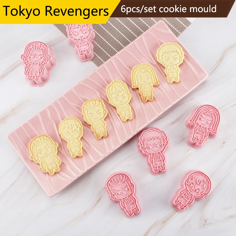 6pcs/set Tokyo Revengers Biscuit Cookies 3d Cartoon Cookie Mold Pressable Baking Tools Baking Decorating Tools
6pcs/set Tokyo Revengers Biscuit Cookies 3d Cartoon Cookie Mold Pressable Baking Tools Baking Decorating Tools
