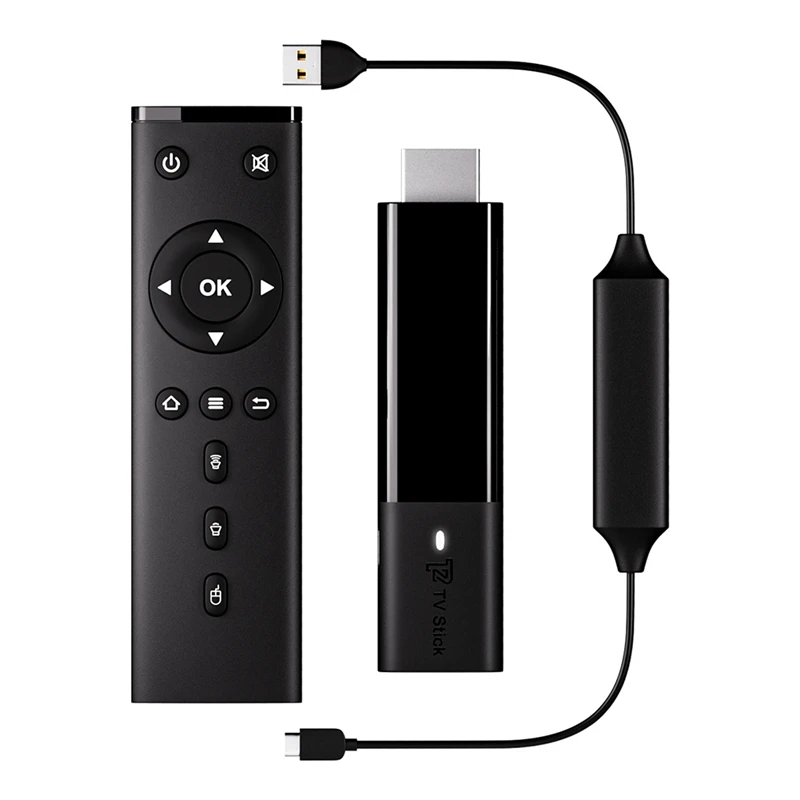 Mini TV Stick 2GB+16GB Android 11 TV Stick 4K HD Network Set Top Box T2 Smart TV Dongle Network Player
Mini TV Stick 2GB+16GB Android 11 TV Stick 4K HD Network Set Top Box T2 Smart TV Dongle Network Player
