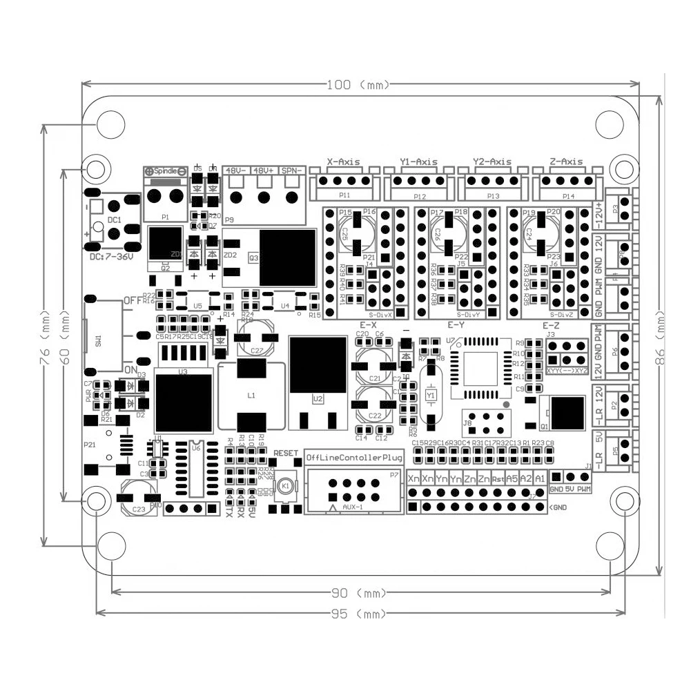 Контроллер блока управления 1 комплект GRBL 1,1 3-осевой двигатель 2 Y USB практичные полезные аксессуары 3018/2418/1610 Лидер продаж Новинка
Контроллер блока управления 1 комплект GRBL 1,1 3-осевой двигатель 2 Y USB практичные полезные аксессуары 3018/2418/1610 Лидер продаж Новинка