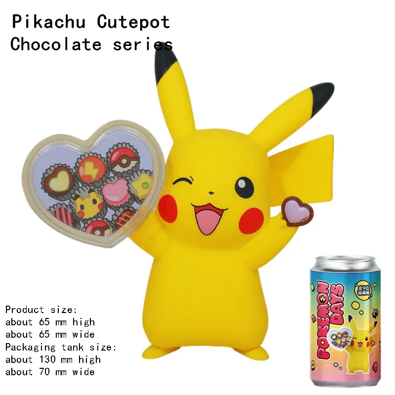 Pikachu Cutepot Chocolate Series Action Figure Pokemon 6pcs Cute Cartoon Dolls Figures Anime Pvc Birthday Toys for Children Gift
Pikachu Cutepot Chocolate Series Action Figure Pokemon 6pcs Cute Cartoon Dolls Figures Anime Pvc Birthday Toys for Children Gift