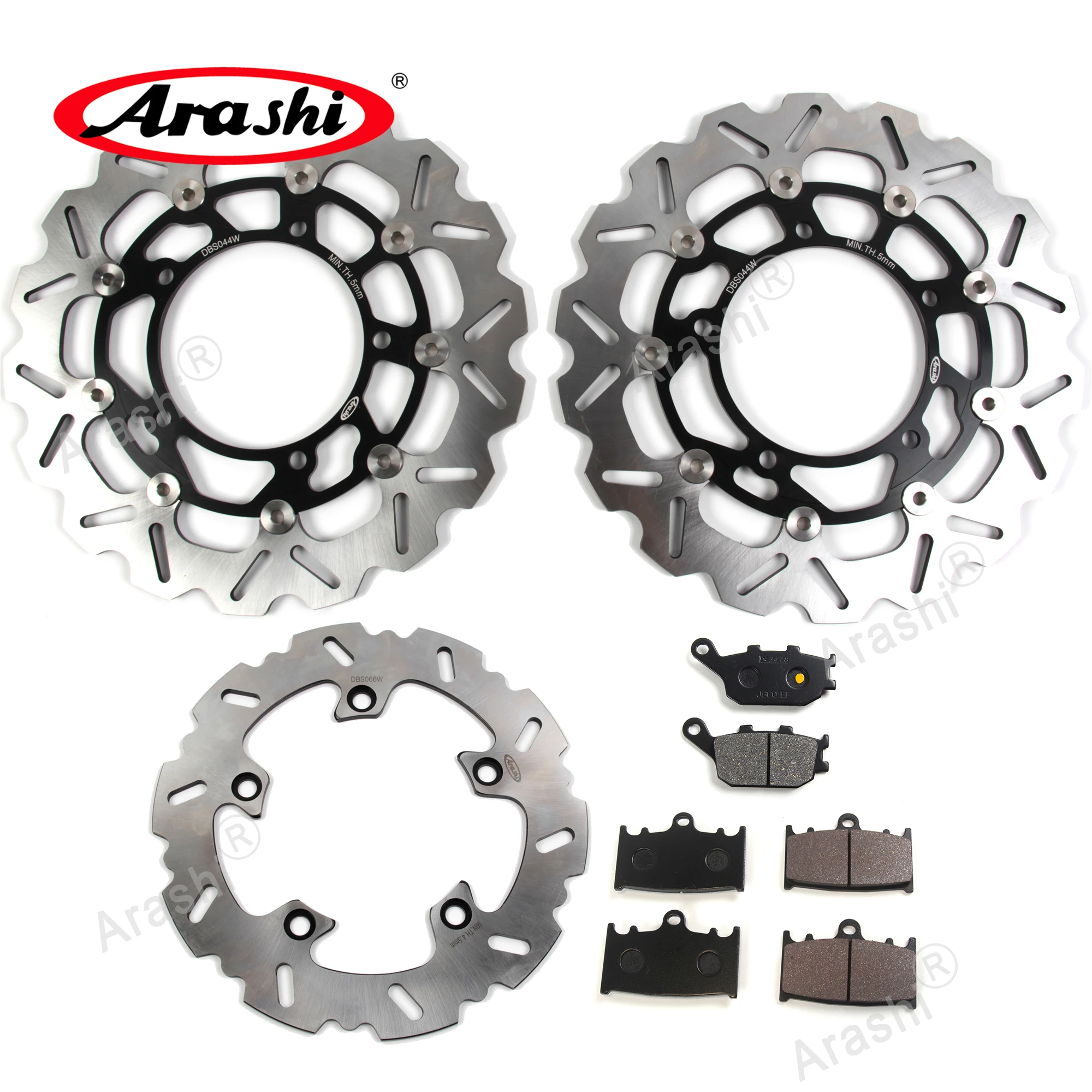 

Arashi GSF1250S 2012-2016 CNC Front Rear Brake Disc Rotor Brake Pads For SUZUKI GSF BANDIT S ABS 1250 2012 2013 2014 2015 2016