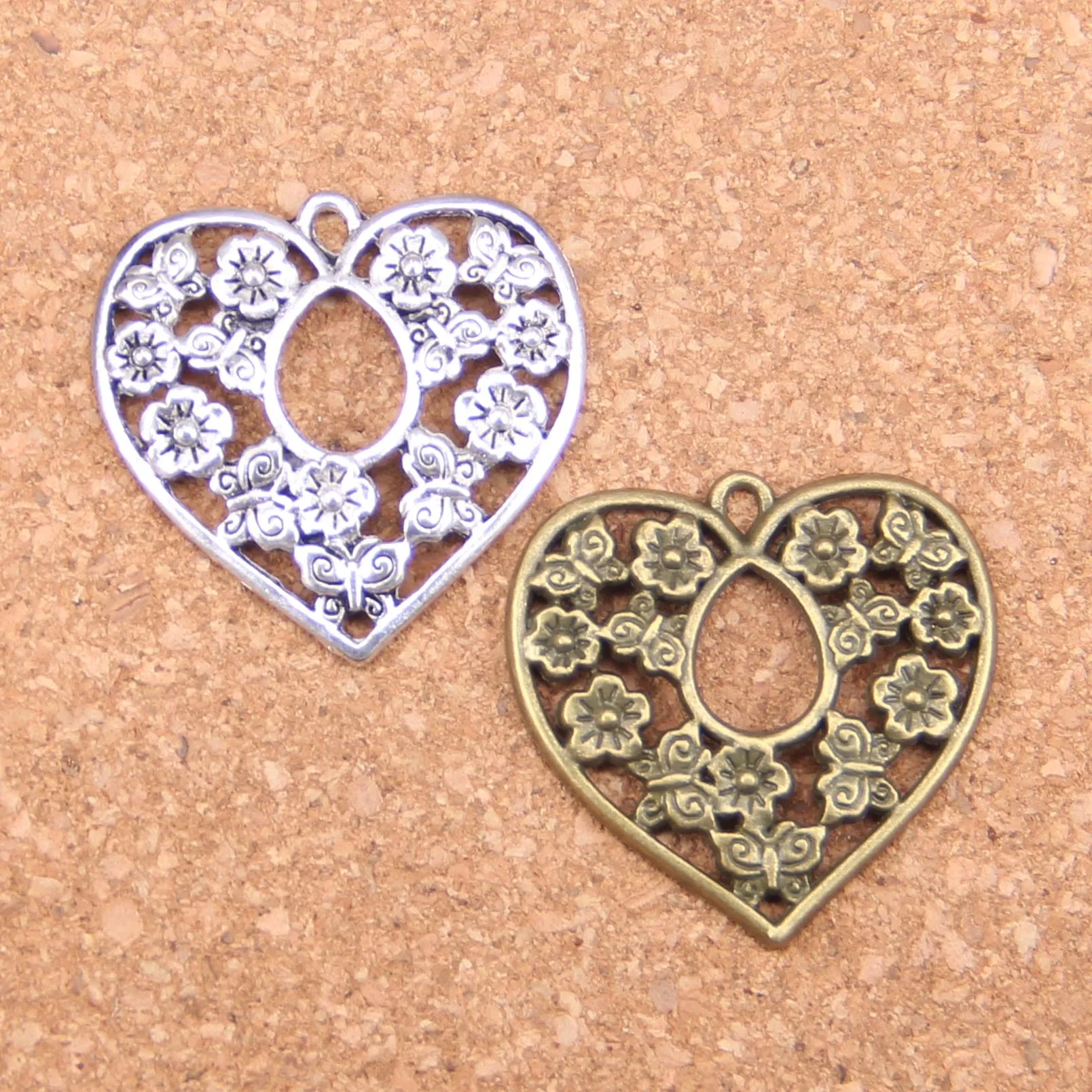 30pcs Charms heart flower 30x30mm Antique Pendants,Vintage Tibetan Silver Jewelry,DIY for bracelet necklace
30pcs Charms heart flower 30x30mm Antique Pendants,Vintage Tibetan Silver Jewelry,DIY for bracelet necklace