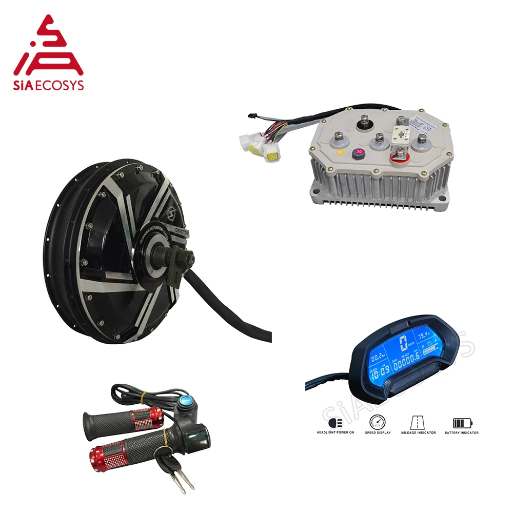 Siaecosys/QSMOTOR 273 6kW Spoke Moped E-Motorcycle Hub Motor Conversion Kits With 72V100KPH Speed
Siaecosys/QSMOTOR 273 6kW Spoke Moped E-Motorcycle Hub Motor Conversion Kits With 72V100KPH Speed