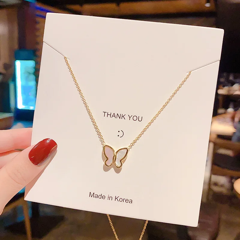 Designer Kpop Vintage Necklace Butterfly Necklaces for Women Heart Star Collares Pendants Chains Cadena Jewelry Choker Collier
Designer Kpop Vintage Necklace Butterfly Necklaces for Women Heart Star Collares Pendants Chains Cadena Jewelry Choker Collier