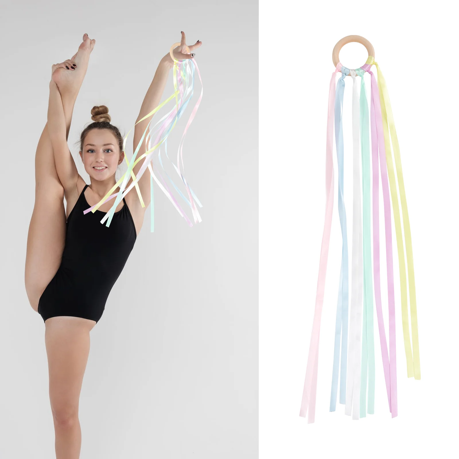 2 Pcs Outdoor Streamers Kids Ribbon Colorful Educational Baby Toys Hand Kite Toddler Rainbow Handle
2 Pcs Outdoor Streamers Kids Ribbon Colorful Educational Baby Toys Hand Kite Toddler Rainbow Handle