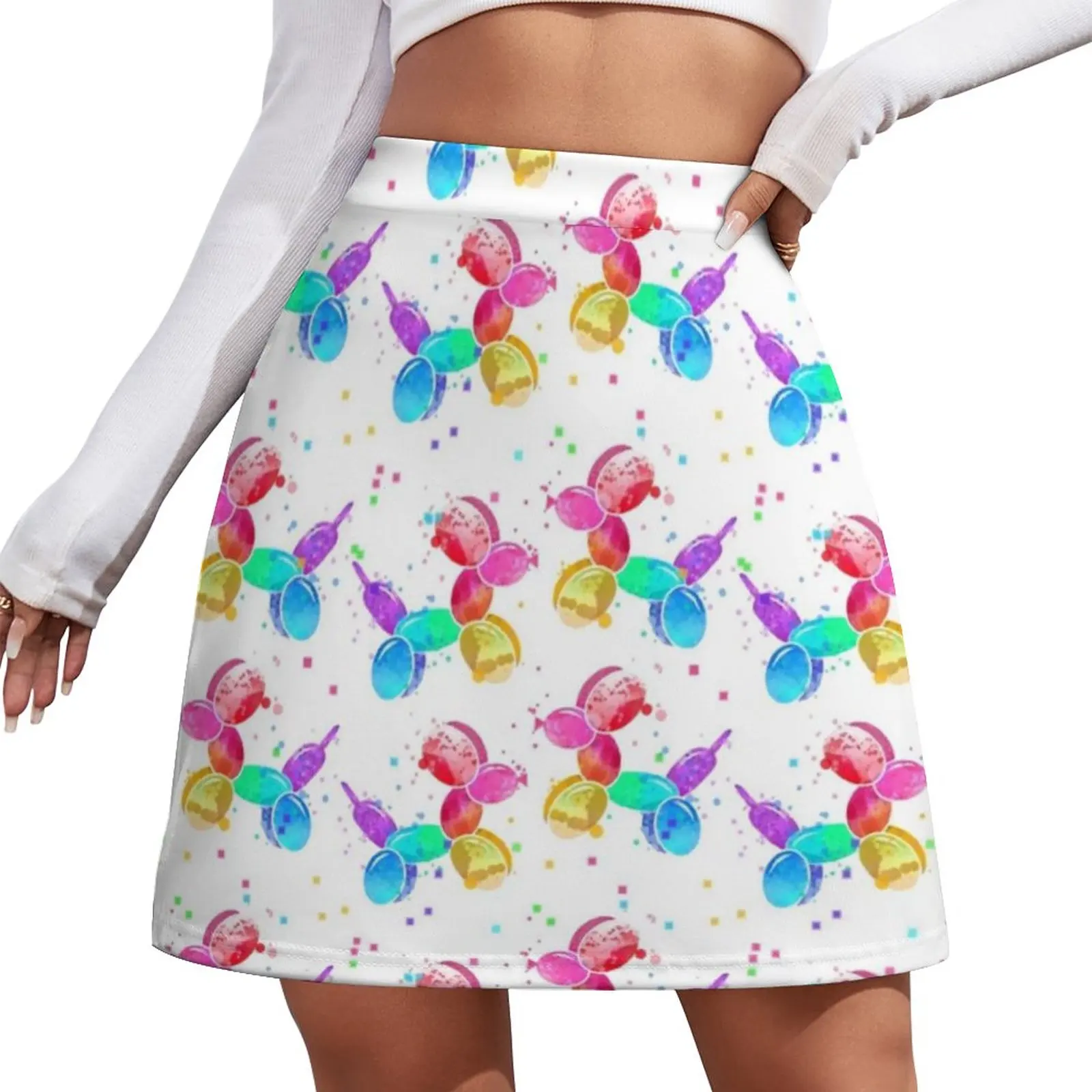 Balloon Dogs Skirt Rainbow Animal Print Kawaii Mini Skirts Summer High-waisted Print Streetwear Casual Skirt 2XL 3XL 4XL
Balloon Dogs Skirt Rainbow Animal Print Kawaii Mini Skirts Summer High-waisted Print Streetwear Casual Skirt 2XL 3XL 4XL