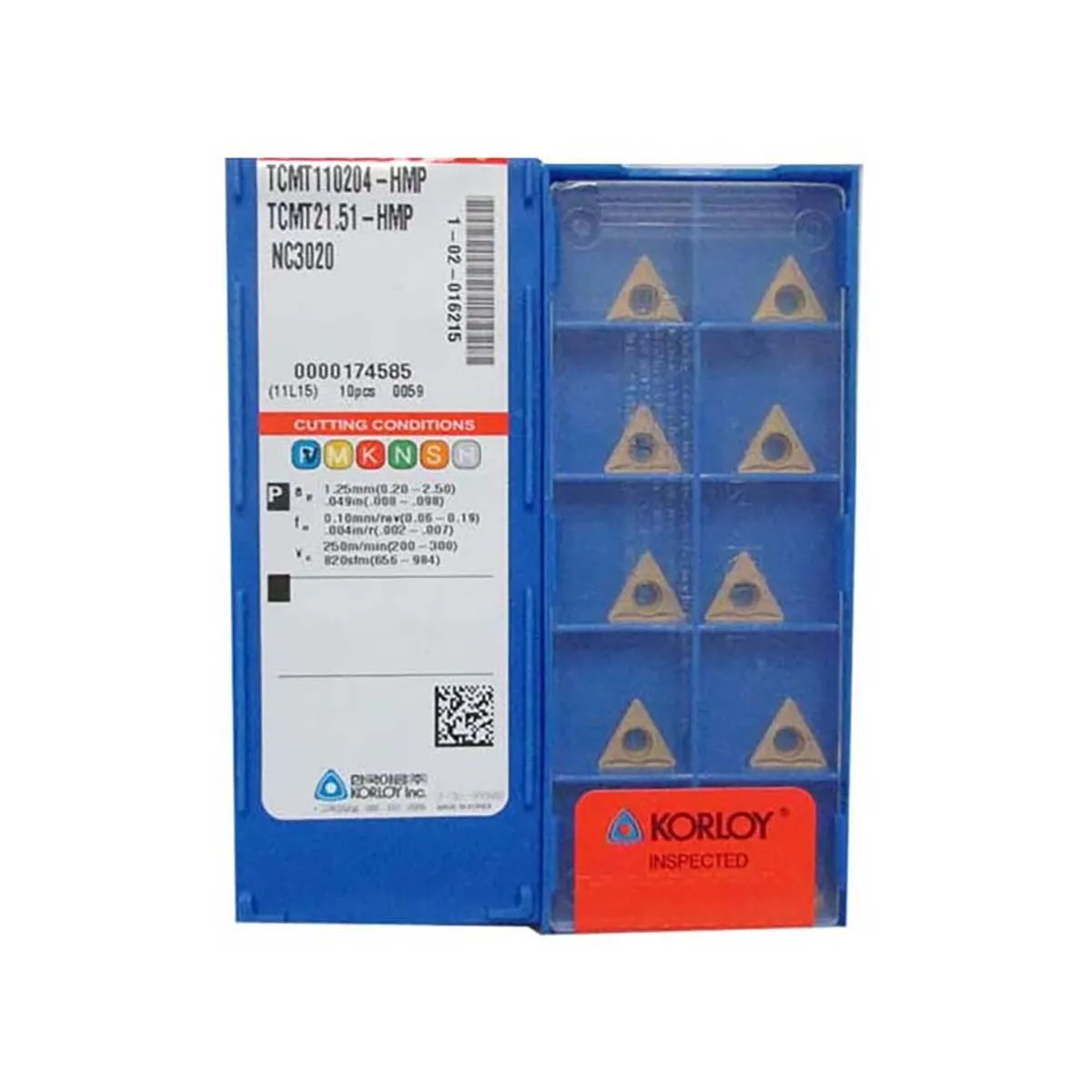 KORLOY 100% Original TCMT TCMT09 TCMT11 TCMT090204 TCMT110208 HMP NC3030 Medium Finishing Carbide Turning Inserts TurningTools
KORLOY 100% Original TCMT TCMT09 TCMT11 TCMT090204 TCMT110208 HMP NC3030 Medium Finishing Carbide Turning Inserts TurningTools