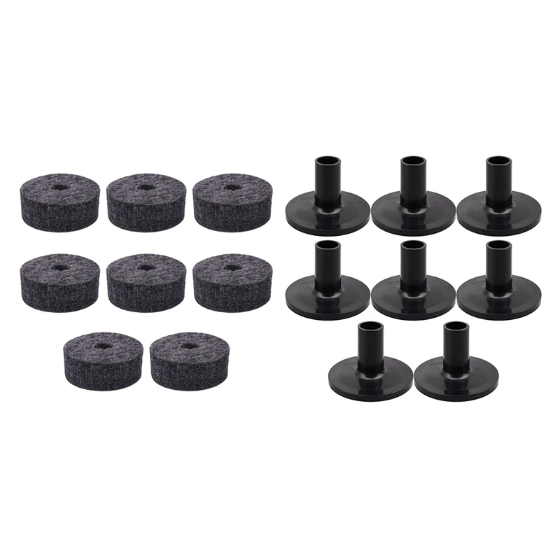 Quality 8Pcs Round Soft Grey Cymbal Stand Felt Washer Replacement & 8Pcs Cymbal Sleeves Black Drum Cymbal Sleeves Replacement
Quality 8Pcs Round Soft Grey Cymbal Stand Felt Washer Replacement & 8Pcs Cymbal Sleeves Black Drum Cymbal Sleeves Replacement