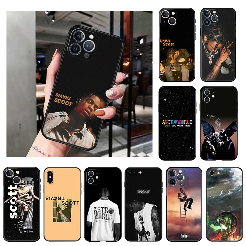 Silicone Black Phone Cases Cover for iPhone 11 14 Pro Max 12 13 Mini XR SE 7 8 6 6s Plus XS X SE3 11Pro Travis Scott singer
Silicone Black Phone Cases Cover for iPhone 11 14 Pro Max 12 13 Mini XR SE 7 8 6 6s Plus XS X SE3 11Pro Travis Scott singer