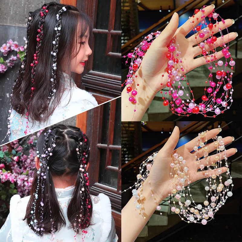 Korean Kids Pearl Braided Hair Chain Children Girls Princess Braided Hair Rope Little Girl Hair Headwear Hair Accessories
Korean Kids Pearl Braided Hair Chain Children Girls Princess Braided Hair Rope Little Girl Hair Headwear Hair Accessories