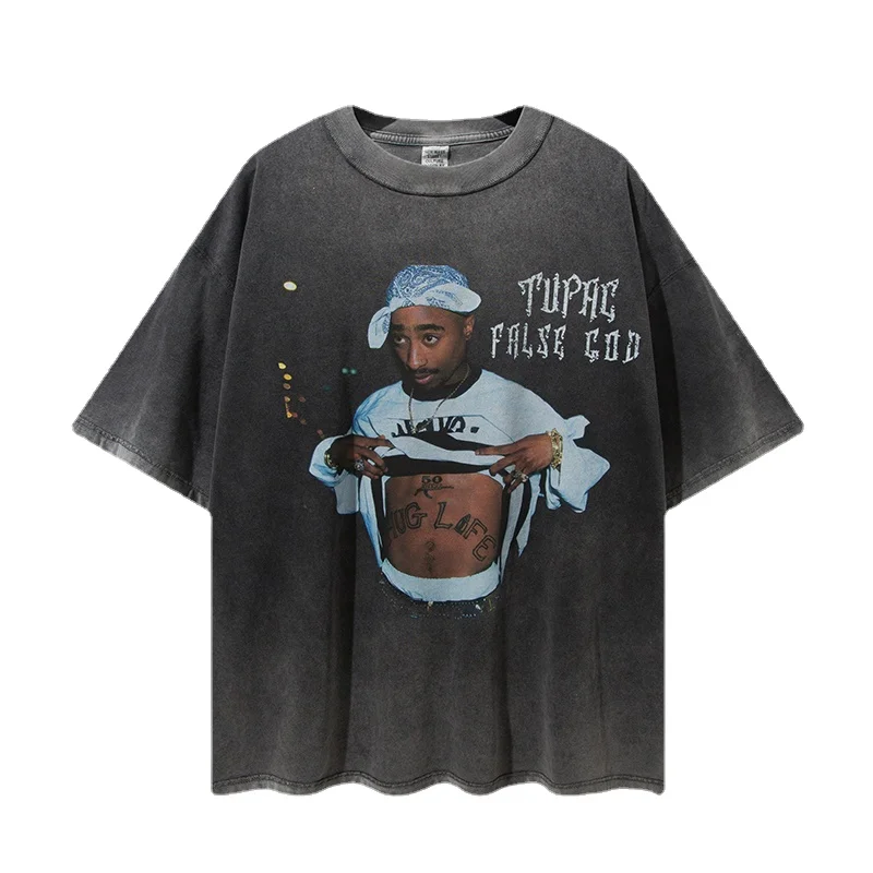 Men Hip Hop Rap 2pac Graphic Print T Shirt Summer Casual Short Sleeve T-Shirts Tops Fashion Tshirts Streetwear Vintage Tupac Tee
Men Hip Hop Rap 2pac Graphic Print T Shirt Summer Casual Short Sleeve T-Shirts Tops Fashion Tshirts Streetwear Vintage Tupac Tee