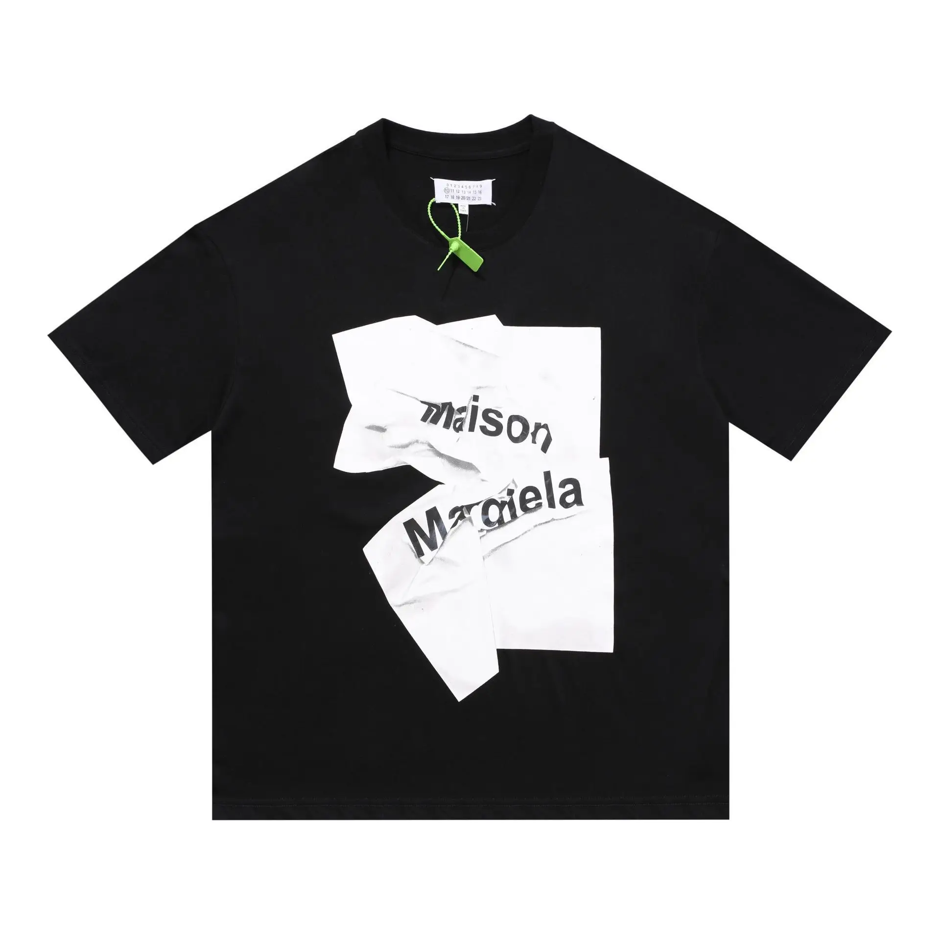 Maison Margiela T-shirts Men Women Summer 22SS new MM6 pleated letter print Oversized Short Sleeve Harajuku T-Shirt T Shirt
Maison Margiela T-shirts Men Women Summer 22SS new MM6 pleated letter print Oversized Short Sleeve Harajuku T-Shirt T Shirt