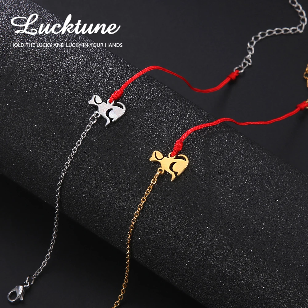 Милый женский браслет Lucktune с животными и собаками, шармы из нержавеющей стали, сращивающийся шнур, браслет-цепочка, новые ювелирные изделия,...
Милый женский браслет Lucktune с животными и собаками, шармы из нержавеющей стали, сращивающийся шнур, браслет-цепочка, новые ювелирные изделия,...