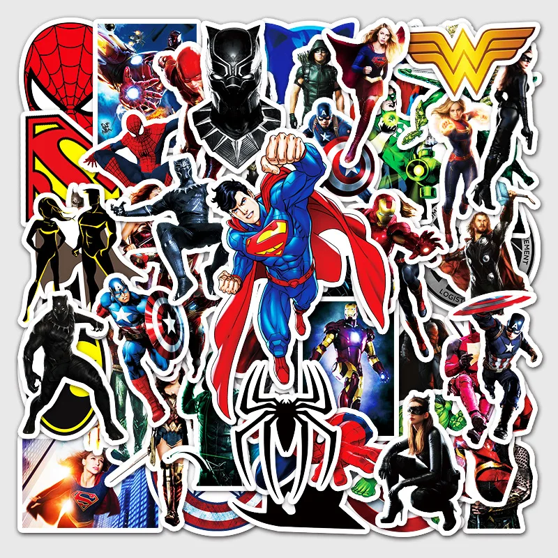 Marvel Cartoon Iron Man Superman Stickers For Car Laptop Phone Fridge Scrapbook Decal Waterproof Graffiti Sticker Toys Gifts
Marvel Cartoon Iron Man Superman Stickers For Car Laptop Phone Fridge Scrapbook Decal Waterproof Graffiti Sticker Toys Gifts