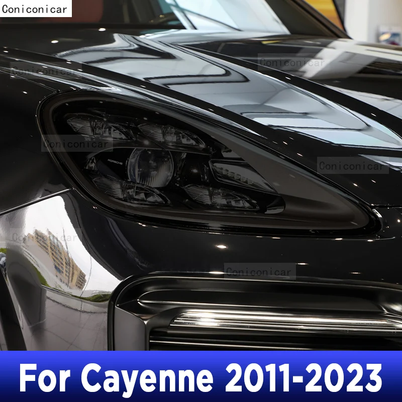 Car Headlight Tint Anti-Scratch Smoked Black Protective Film Self Healing TPU Stickers For Cayenne 2011-2023 2022 Accessories
Car Headlight Tint Anti-Scratch Smoked Black Protective Film Self Healing TPU Stickers For Cayenne 2011-2023 2022 Accessories