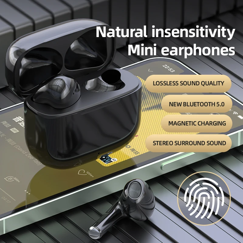 TWS Bluetooth Headphones with Mic Sports Wireless Headphones HiFi Stereo Earbuds Headphones for Xiaomi, Apple, Android Phones
TWS Bluetooth Headphones with Mic Sports Wireless Headphones HiFi Stereo Earbuds Headphones for Xiaomi, Apple, Android Phones