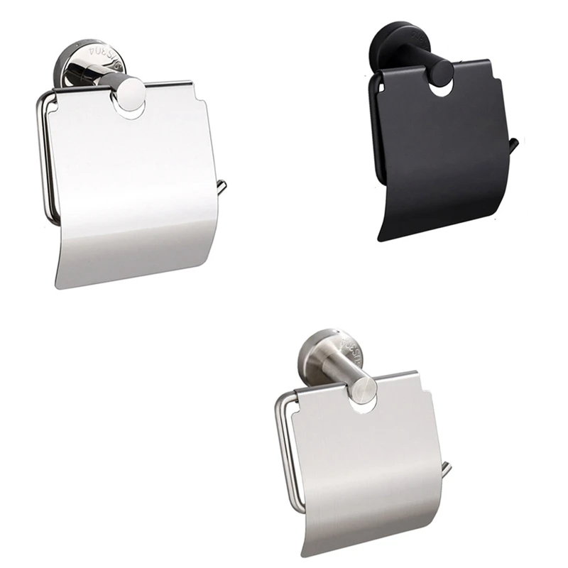 Toilet Paper Holder Roll Wall Mounted Stainless Steel Tissue Holder For Bathroom Kitchen Black Sanded Silver Glossy Silver
Toilet Paper Holder Roll Wall Mounted Stainless Steel Tissue Holder For Bathroom Kitchen Black Sanded Silver Glossy Silver