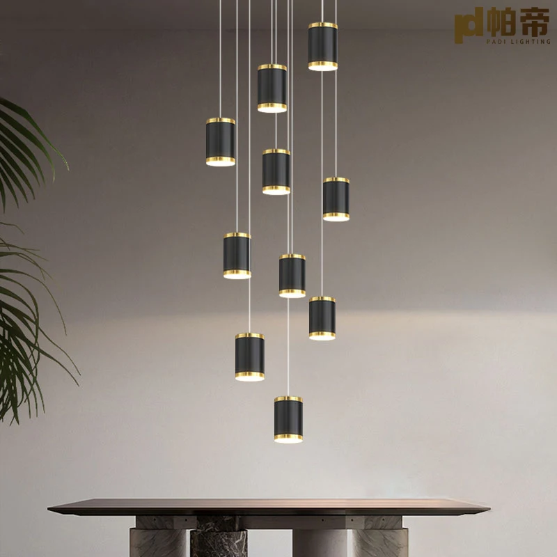 Staircase chandelier duplex villa rotary long chandelier acrylic simple living room decorative lamp hotel hall indoor lighting
Staircase chandelier duplex villa rotary long chandelier acrylic simple living room decorative lamp hotel hall indoor lighting