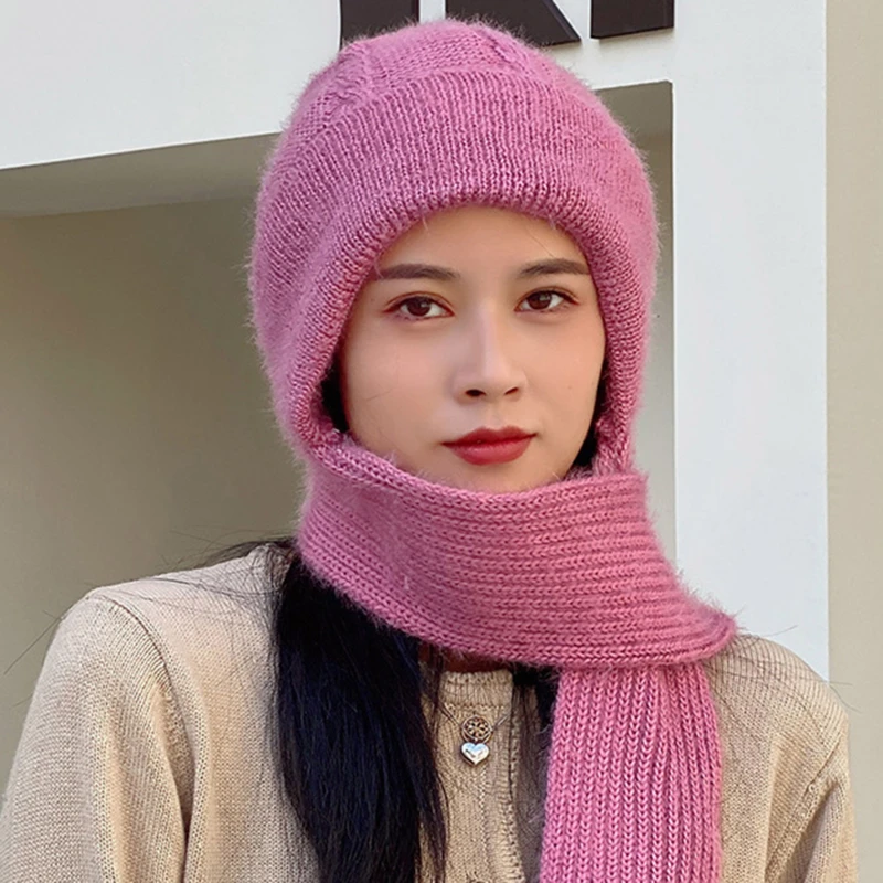 Women Winter Warm Beanies Cap Fashion Solid Color Windproof Thick Knitted Hat Scarf Set Casual Head Cap Outdoor Hood Caps
Women Winter Warm Beanies Cap Fashion Solid Color Windproof Thick Knitted Hat Scarf Set Casual Head Cap Outdoor Hood Caps