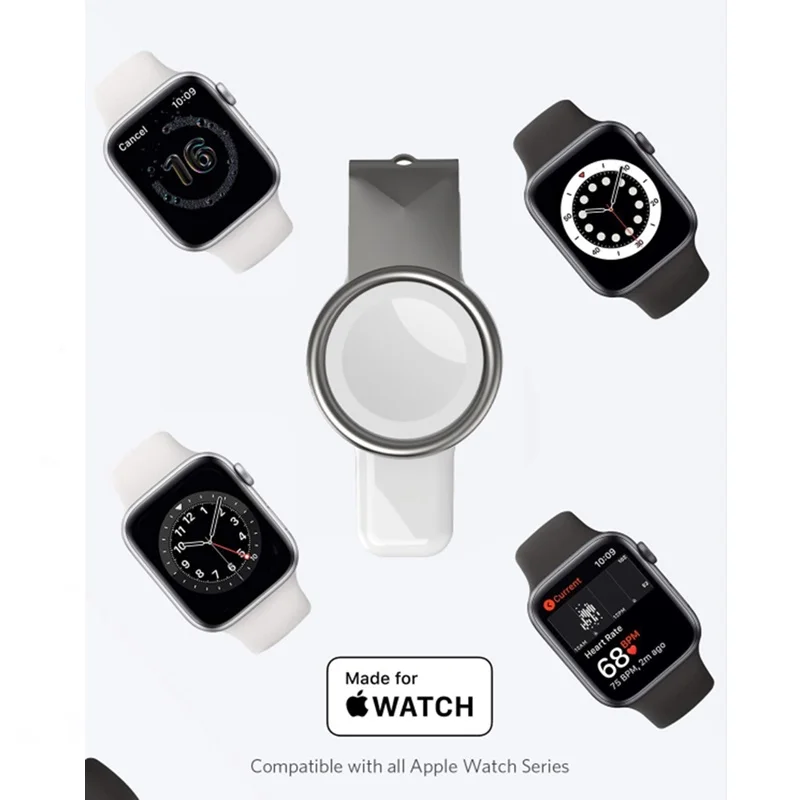 Портативное магнитное Беспроводное зарядное устройство для Apple Watch док-станция