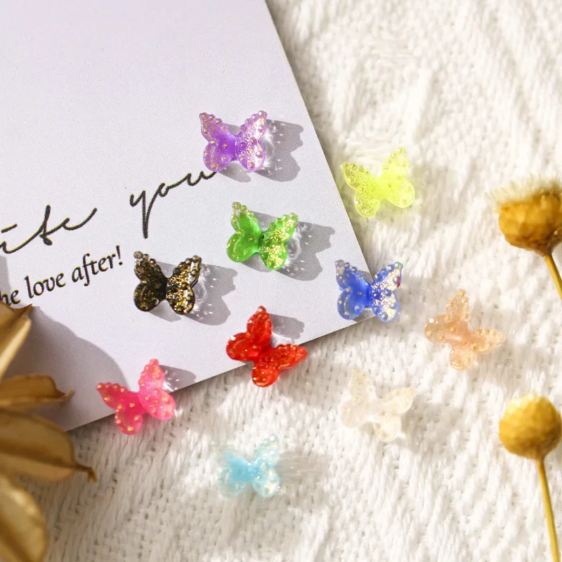 50pcs Aurora Laser Butterfly Nail Art Resin Charms Transparent 10 Styles Butterfly Nail Decorations DIY Nail Kawaii Accessories
50pcs Aurora Laser Butterfly Nail Art Resin Charms Transparent 10 Styles Butterfly Nail Decorations DIY Nail Kawaii Accessories