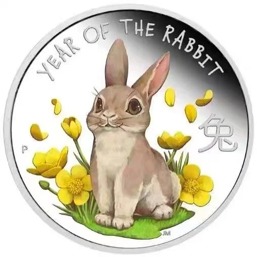 2023 Year of Rabbit Coin Gold Silver Bunny Plated Zodiac Commemorative Coins for Collection UNC 
2023 Year of Rabbit Coin Gold Silver Bunny Plated Zodiac Commemorative Coins for Collection UNC
