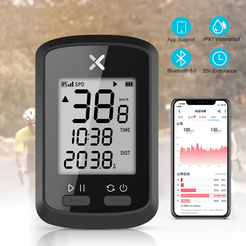 

XOSS Bicycl Computer G+ Wireless GPS Bike Riding Code Speedometer MTB Bicycle Bluetooth Cycling Computers Bicycle Accessories