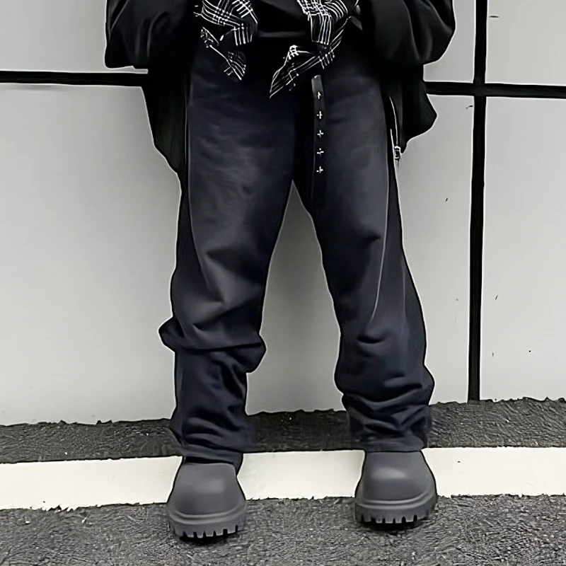 007 Factory Grailz Washed Old Vintage High Street Pocket Denim Effect Men's and Women's Loose Wide Leg Wide Leg Sweatpants
007 Factory Grailz Washed Old Vintage High Street Pocket Denim Effect Men's and Women's Loose Wide Leg Wide Leg Sweatpants
